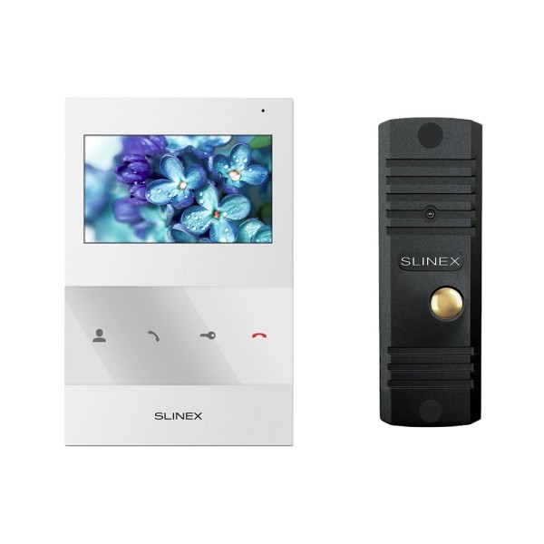 Комплект відеодомофона Slinex SQ-04(White)+ML-16НD(Black)