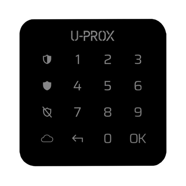 Клавиатура U-Prox Keypad G1 Black беспроводная сенсорная для одной группы
