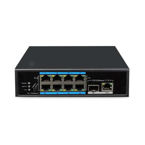 Коммутатор Utepo UTP7108E-POE 8-портовый PoE