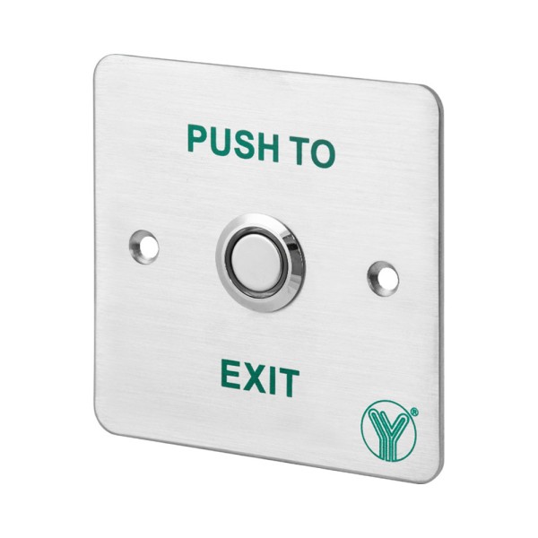 Кнопка выхода Yli Electronic PBK-814C(LED) с LED-подсветкой
