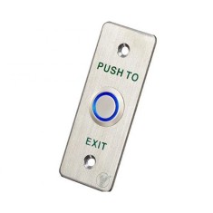 Кнопка выхода Yli Electronic PBK-814A с LED-подсветкой Кнопка выхода Yli Electronic PBK-814A с LED-подсветкой