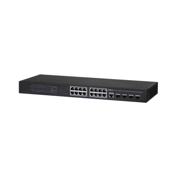 Коммутатор Dahua DH-PFS4420-16GT-240 16-портовый управляемый POE