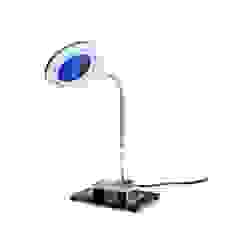 Лампа-лупа YIHUA-628A LED, 5 діоптрії, діам.-90мм на підставці + тримач для плат