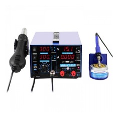 Паяльная станция термовоздушная YIHUA 853D (с паяльником, феном и блоком питания)