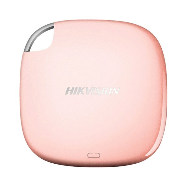 Мобильный SSD-накопитель Hikvision HS-ESSD-T100I Rose Gold на 120 Гб