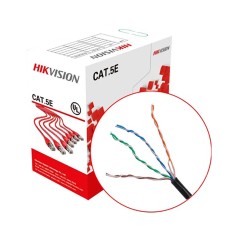 Кабель Hikvision DS-1LN5EO-UU/E кручена пара для зовнішньої прокладки UTP CAT 5E Кабель Hikvision DS-1LN5EO-UU/E кручена пара для зовнішньої прокладки UTP CAT 5E