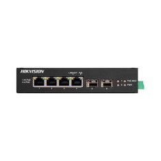 Коммутатор Hikvision DS-3T0506HP-E/HS 4-портовый неуправляемый POE Коммутатор Hikvision DS-3T0506HP-E/HS 4-портовый неуправляемый POE