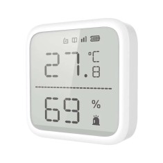 Датчик температуры и влажности Hikvision DS-PDTPH-E-WE беспроводной Датчик температуры и влажности Hikvision DS-PDTPH-E-WE беспроводной