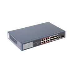 Комутатор Hikvision DS-3E0318P-E(C) 100 Мбіт Poe